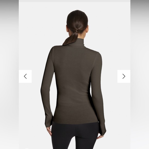 Wolford Merino Wool Turtleneck Ribbed Sweater - Picture 3 of 13